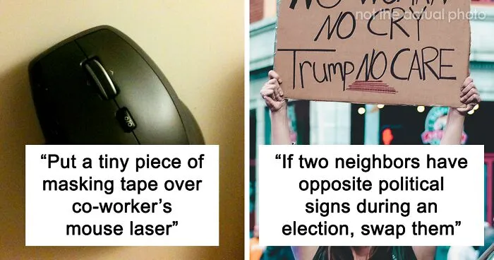 "A Tiny Piece Of Masking Tape Over A Coworker's Mouse Laser": 35 People Share Genius Yet Harmless Ways To Prank Others