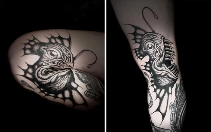 35 Tatuajes geniales que muestran su verdadero aspecto cuando el cuerpo se mueve, por Veks Van Hillik Tattoo