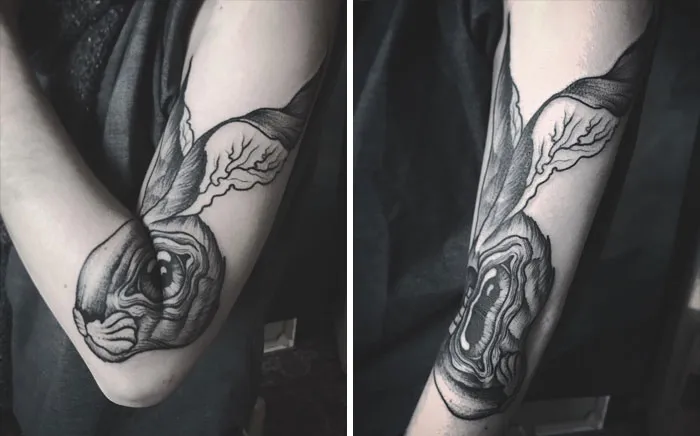 35 Tatuajes geniales que muestran su verdadero aspecto cuando el cuerpo se mueve, por Veks Van Hillik Tattoo