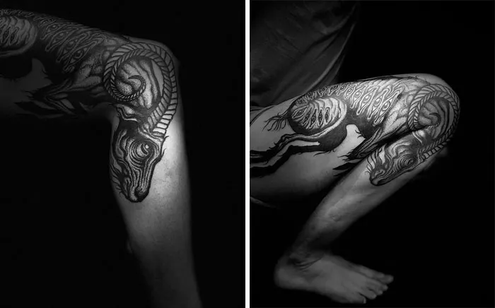 35 Tatuajes geniales que muestran su verdadero aspecto cuando el cuerpo se mueve, por Veks Van Hillik Tattoo