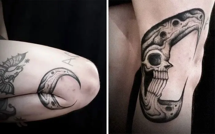 35 Tatuajes geniales que muestran su verdadero aspecto cuando el cuerpo se mueve, por Veks Van Hillik Tattoo