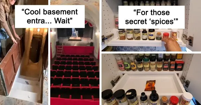 35 Secret Places And Compartments Hidden In People's Homes (New Pics)