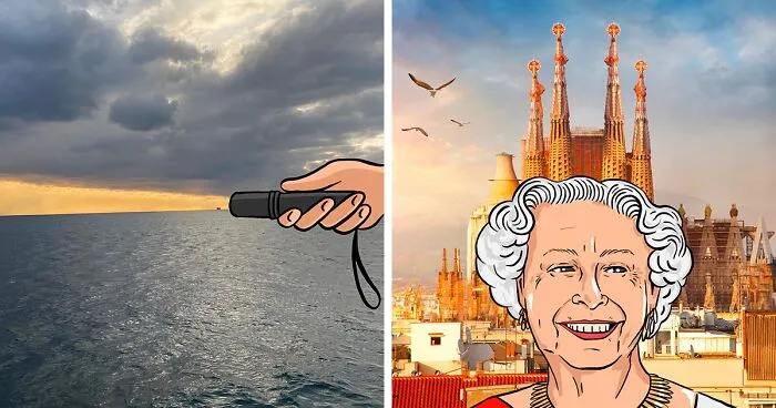 Artist Draws Creative Illustrations That Enhance The Original Picture In A Unique Way (64 New Pics)