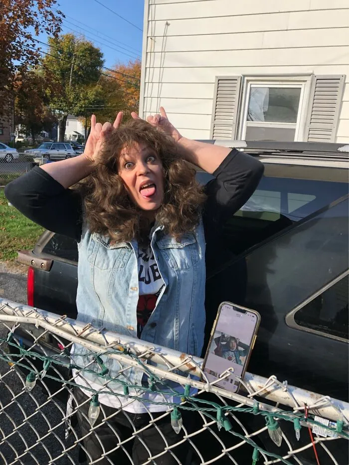 I Did Eddie Munson From Stranger Things. Had All The Bits Down.  Pre Party