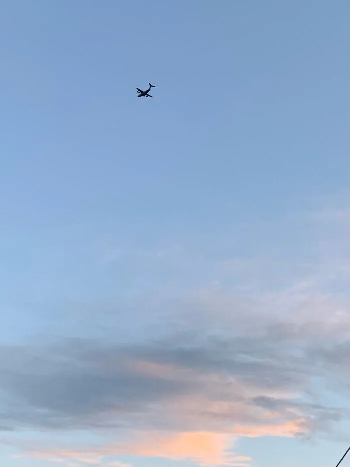 One Of The A400m Military Aircraft That Regularly Fly Over.. We Get F16’s, Too… :)