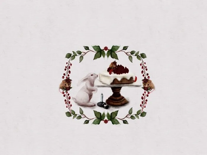Holiday Card I Painted