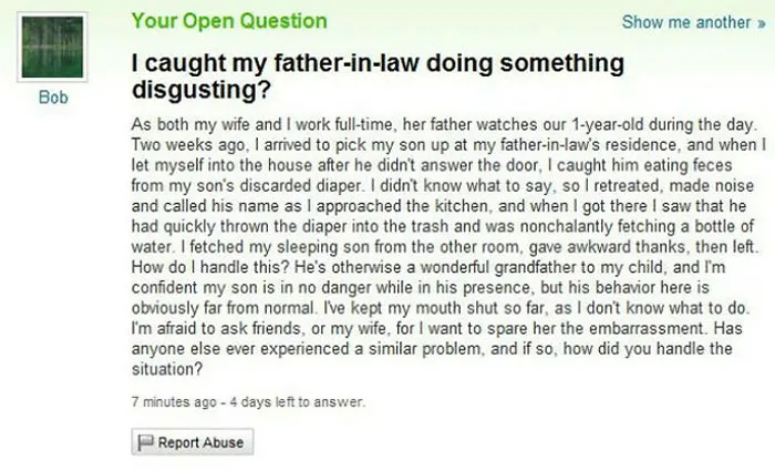 Father-In-Law Doing Something Disgusting
