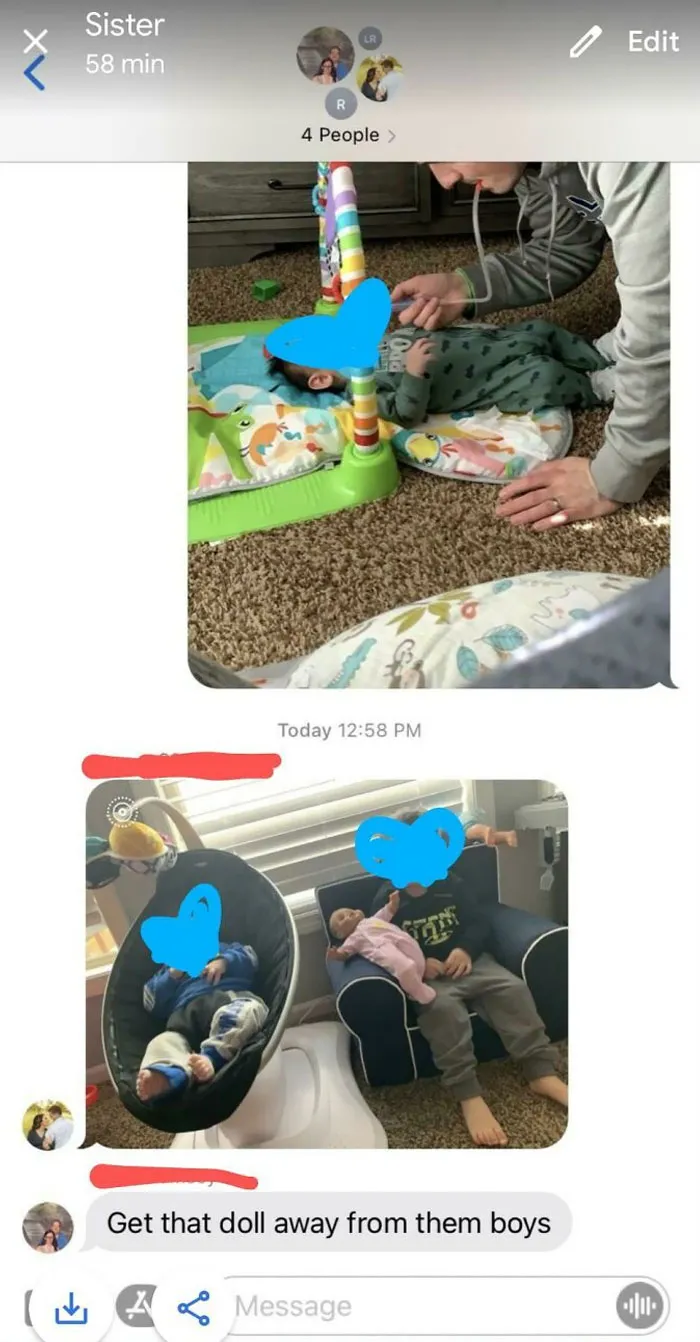 My Sister's Father-In-Law, Who Is A Very Conservative Trump Supporter, Was Not Happy That She Bought Her Son A Baby Doll For Christmas