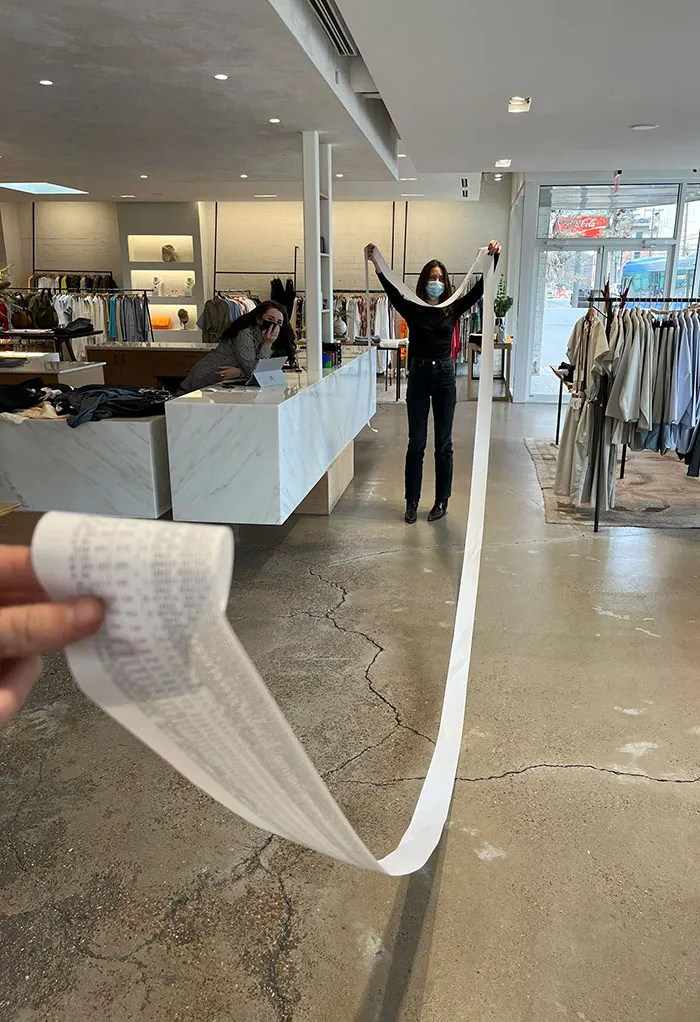Cashier Accidentally Prints Buyer's Entire Purchase History