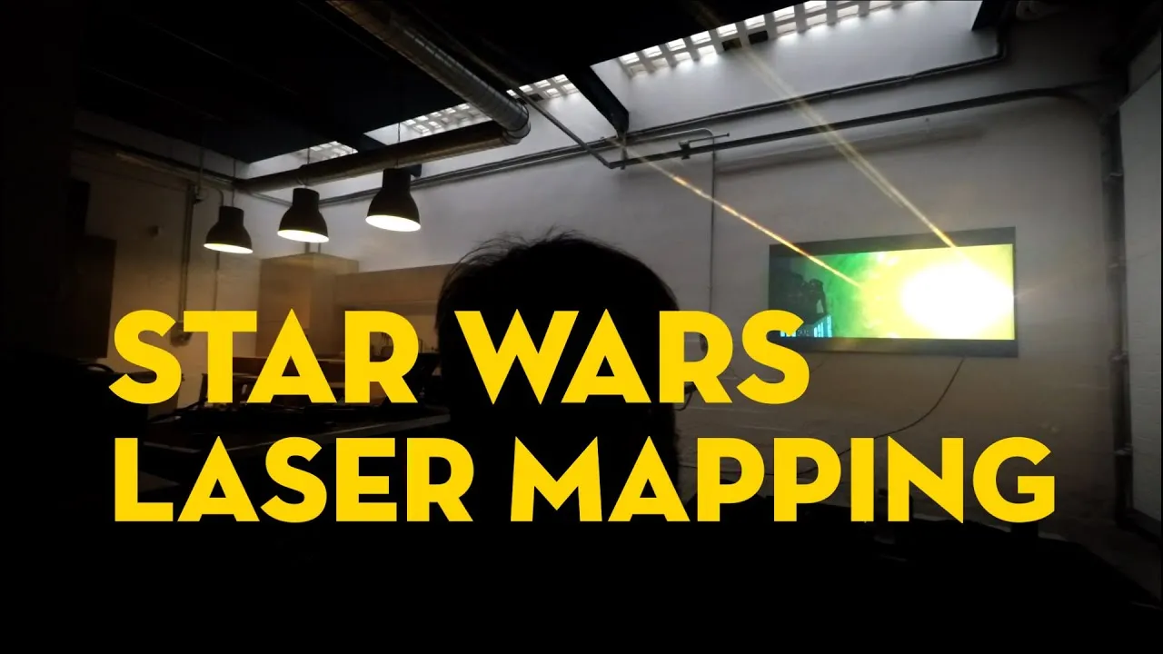 Star Wars Screening With A 20kmw Laser!