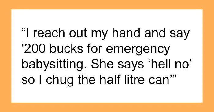 "My Aunt Sees The Can And Starts Screaming": Man Sick And Tired Of Always Having To Babysit Relatives At Family Events, Solves The Problem