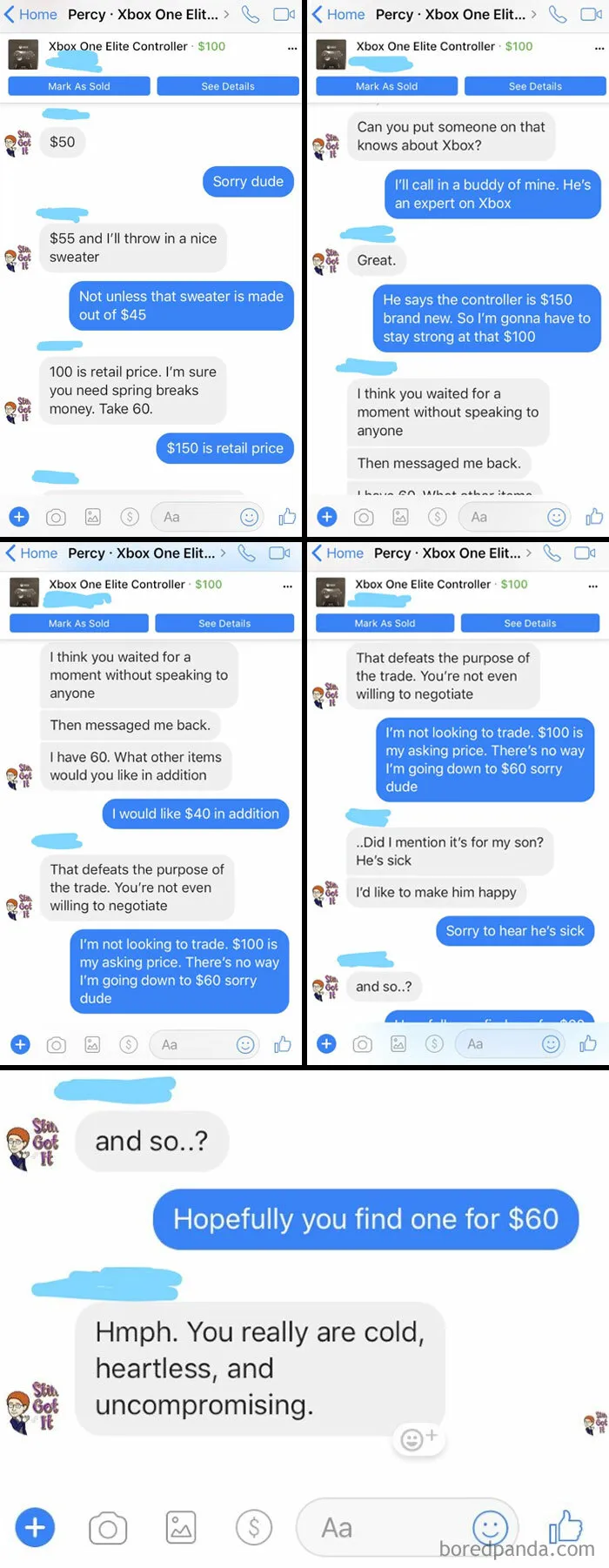 Guy Offers Me Half My Asking Price Then Tries The "Sick Son" Sob Story When It Doesn't Work. Plus A Little Bit Of Pawn Stars