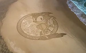 I Create Massive Drawings Out Of Beach Sand (30 Pics)