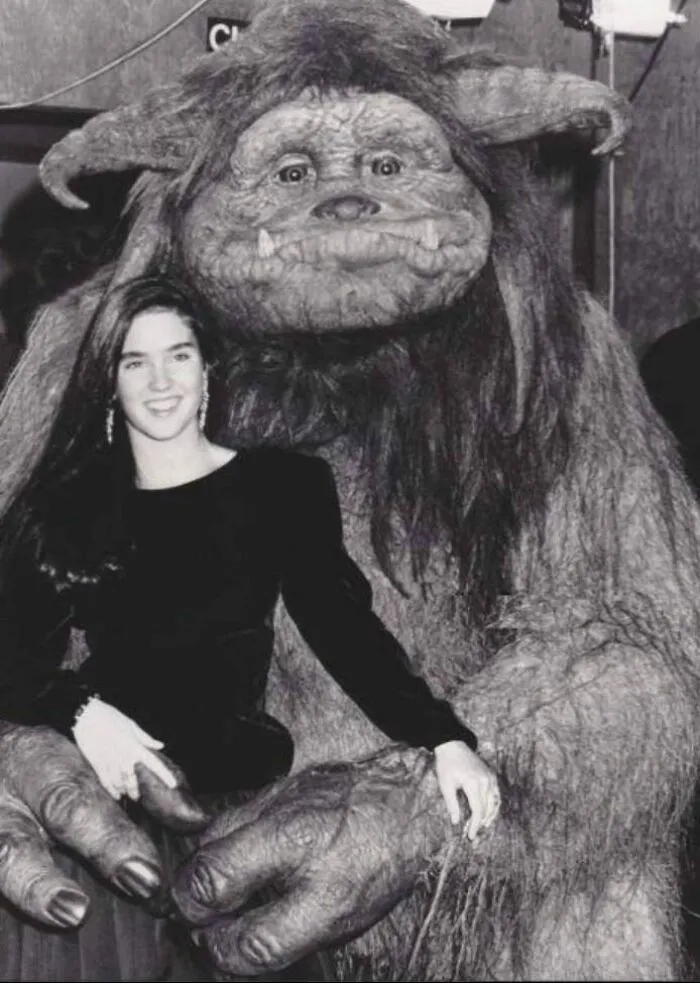 Jennifer Connelly y Ludo de "Dentro del Laberinto" (1986)