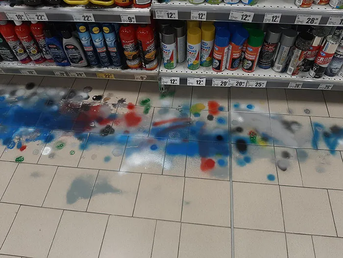 Don't Even Get Me Started On The People That Test Spray Paint Like This