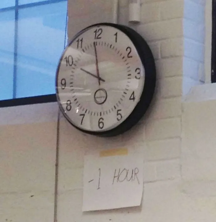 Too Lazy To Adjust The Clocks For Winter