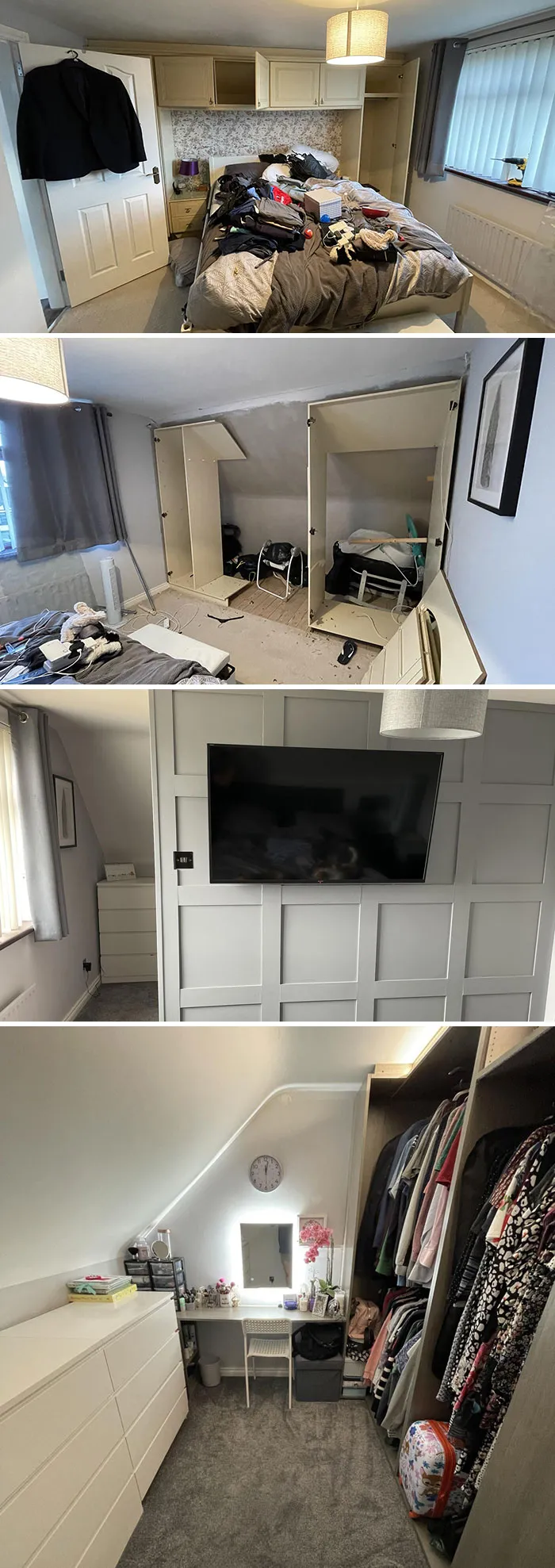 I Built My Wife A Walk-In Wardrobe In 2 Weeks