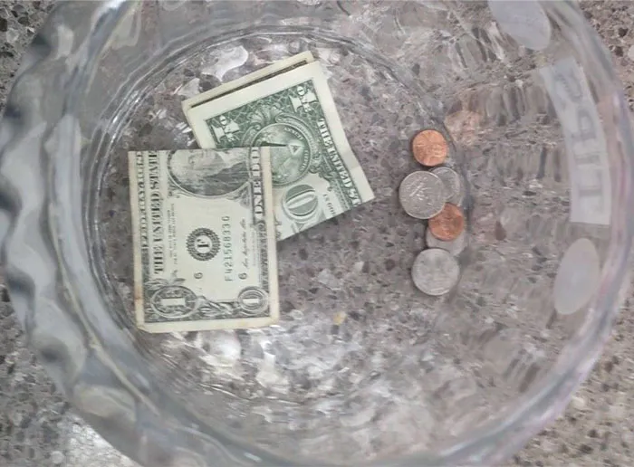 At The End Of Shifts, We Split The Tips Evenly. We Had More Than 50$ Of Tips And My Coworker Had To Leave About 10 Minutes Early She Ended Up Taking All But 2.50$ 