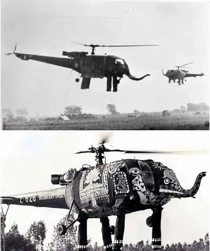 La unidad 116 de helicópteros de la fuerza aérea india