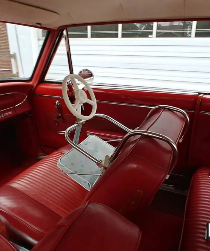 A Child's Carseat From 1950s
