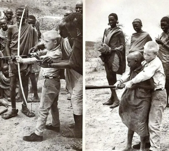 Enseñándose el uno al otro sobre sus respectivas culturas