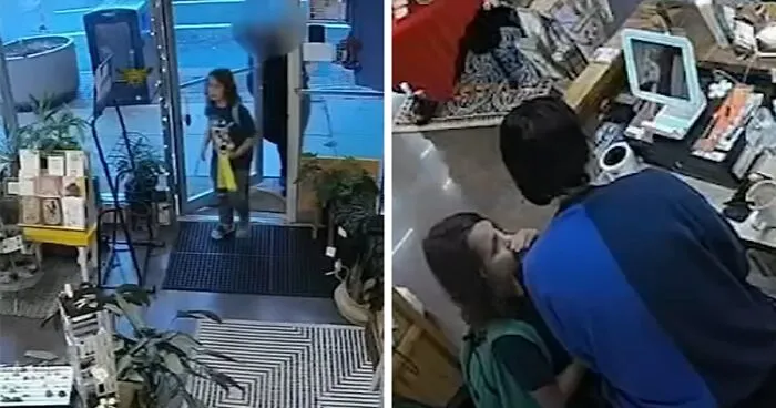 10 Y.O. Asks A Cashier To Pretend To Be His Mom When A Stranger Kept Following Him And Asking To Come With Her