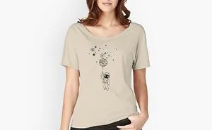 I Made This Astronaut Flying T-Shirt Design