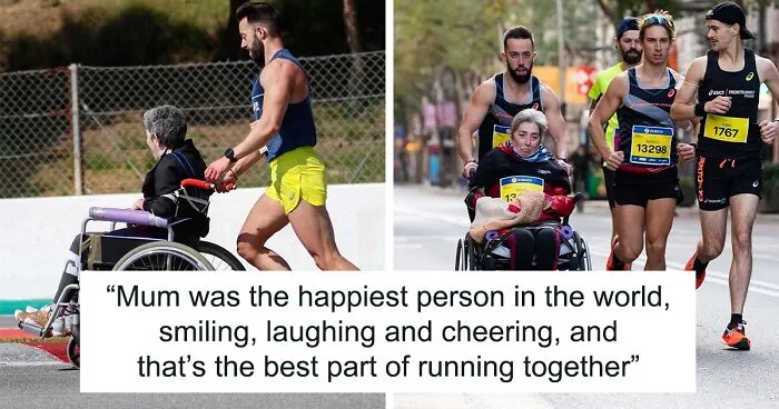 Mother-Son Duo Hold The Guinness World Record For “Fastest Marathon Pushing A Wheelchair,” And The Internet Can’t Get Enough