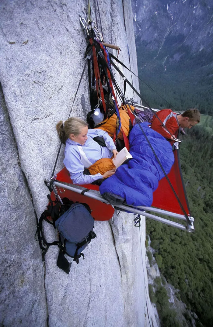 Relaxing On The Side Of A Mountain
