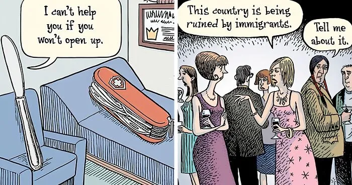Dan Piraro's 40 Silly And Funny Single-Panel Comics With Unexpectedly Absurd Situations