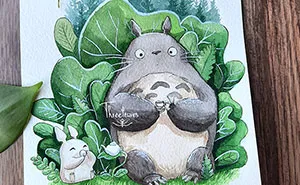 Here Are My 10 Paintings Of Studio Ghibli Characters Hanging Out In Nature