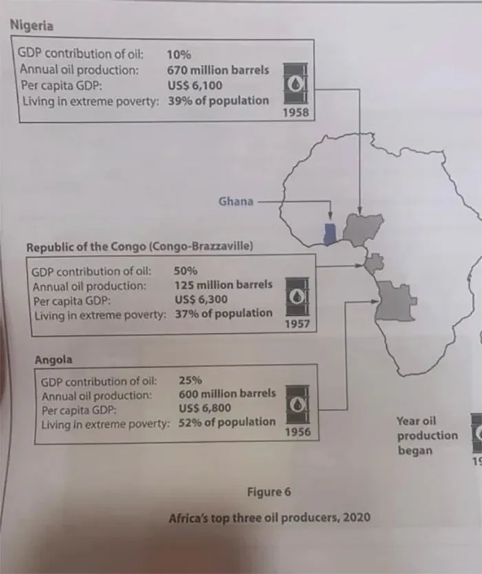Countries On Map Of Africa Labelled Incorrectly On Gcse Geography Paper