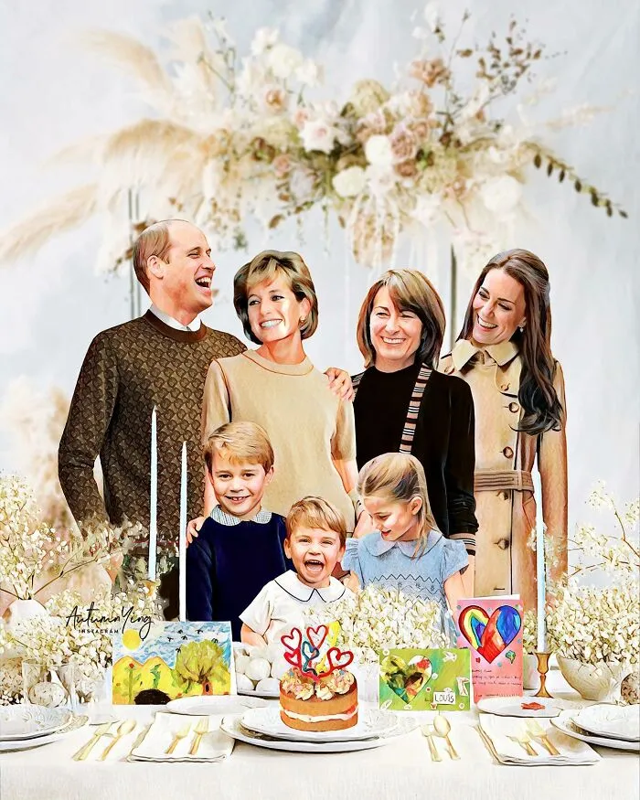"What If She Was Alive?": Artist Imagines What Life Would Be Like For The Royal Family If Princess Diana Was Still With Us (24 Pics)