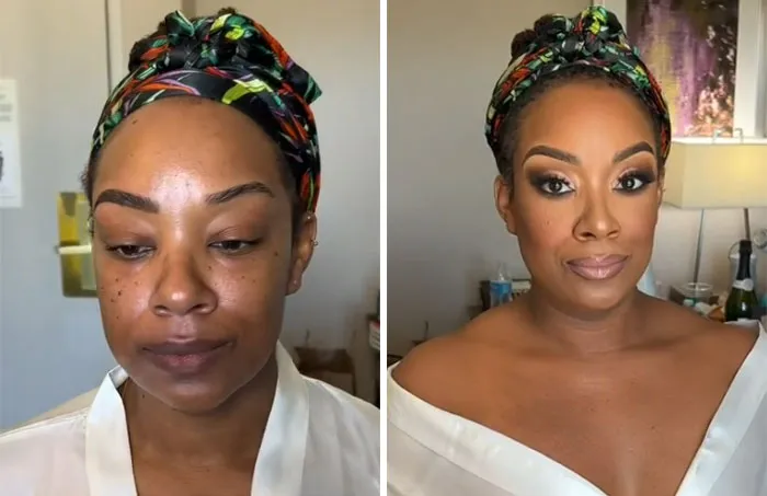 Esta maquilladora muestra cómo transforma a sus clientas y aquí tienes 30 fotos para comparar