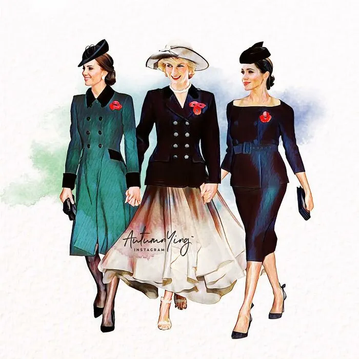 "What If She Was Alive?": Artist Imagines What Life Would Be Like For The Royal Family If Princess Diana Was Still With Us (24 Pics)