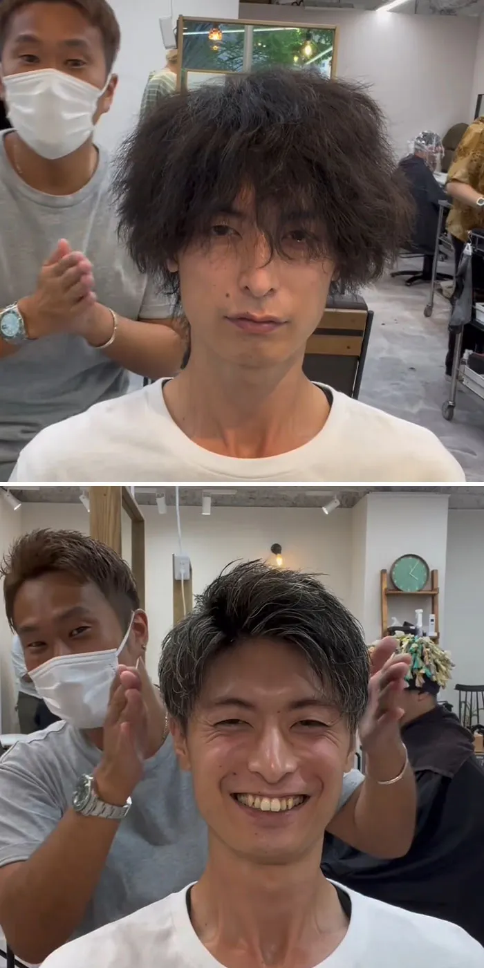 Este peluquero japonés muestra la importancia del peinado en los cambios de imagen (30 fotos nuevas)