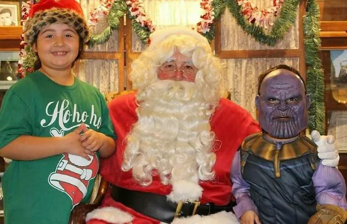 The Santa Meet And Greet Was On The Same Day As Comic-Con