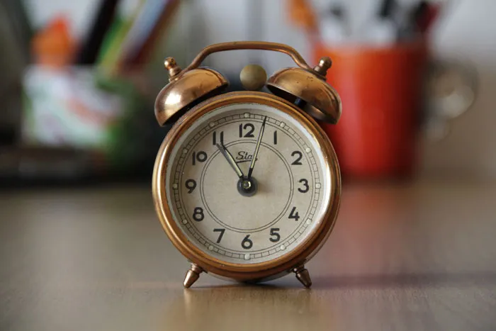 an alarm clock