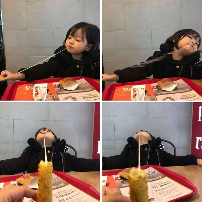 Comer un palito de mozzarella 