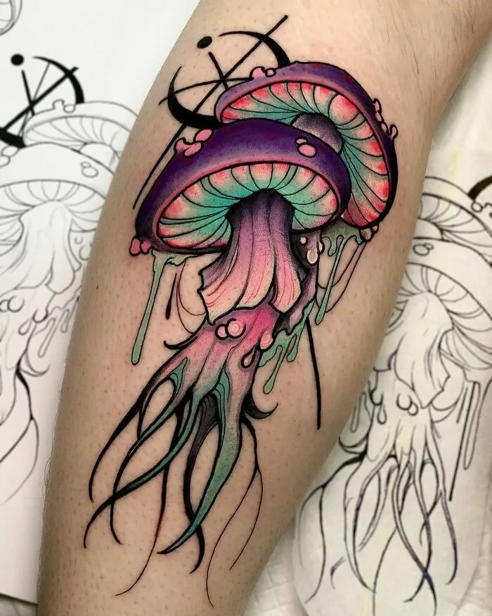 Mushrooms Tattoo