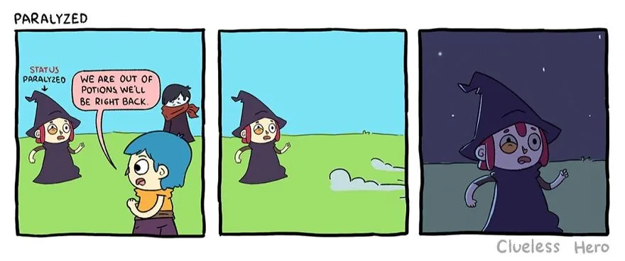 These Artists Make A Comic Series Called "Clueless Hero", And It's Set In A Fictional Gaming World (35 New Pics)