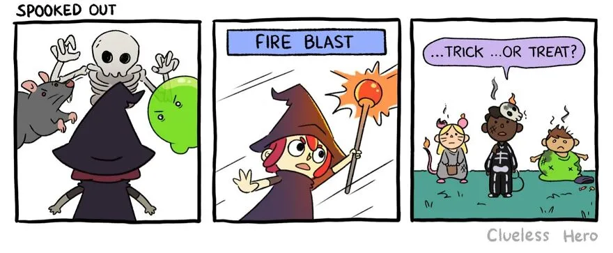 These Artists Make A Comic Series Called "Clueless Hero", And It's Set In A Fictional Gaming World (35 New Pics)