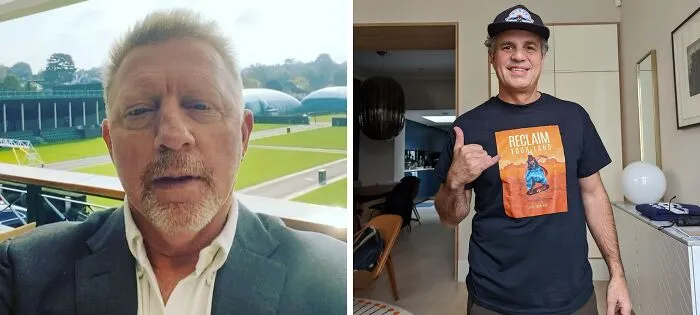 Two celebrities in different settings, highlighting unexpected matches of celebrities with the same birthday.