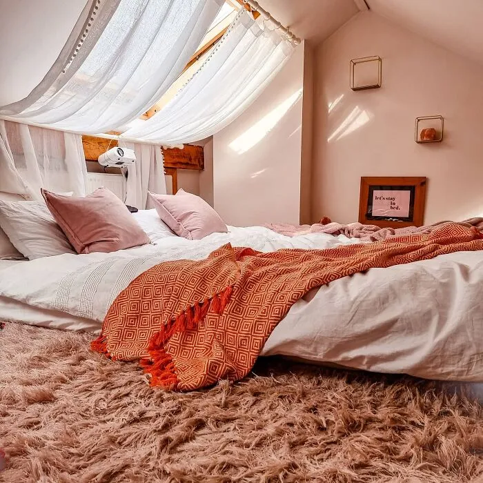My Cosy Little Attic Bedroom This Morning :)