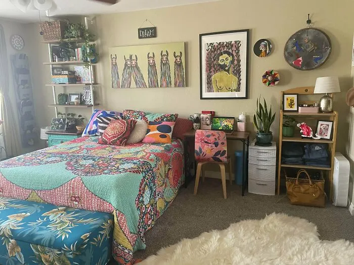 My Bright, Maximalist Bedroom