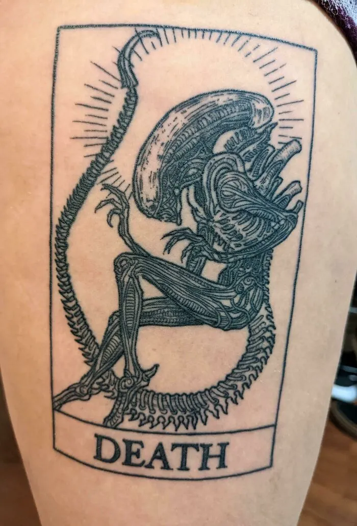 Xenomorph Tarot Card
