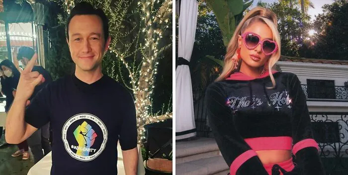 Joseph Gordon-Levitt & Paris Hilton - February 17, 1981