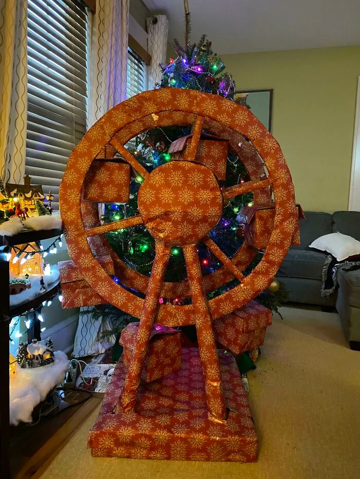 I Built A Ferris Wheel To Hold My Girlfriends Christmas Gifts