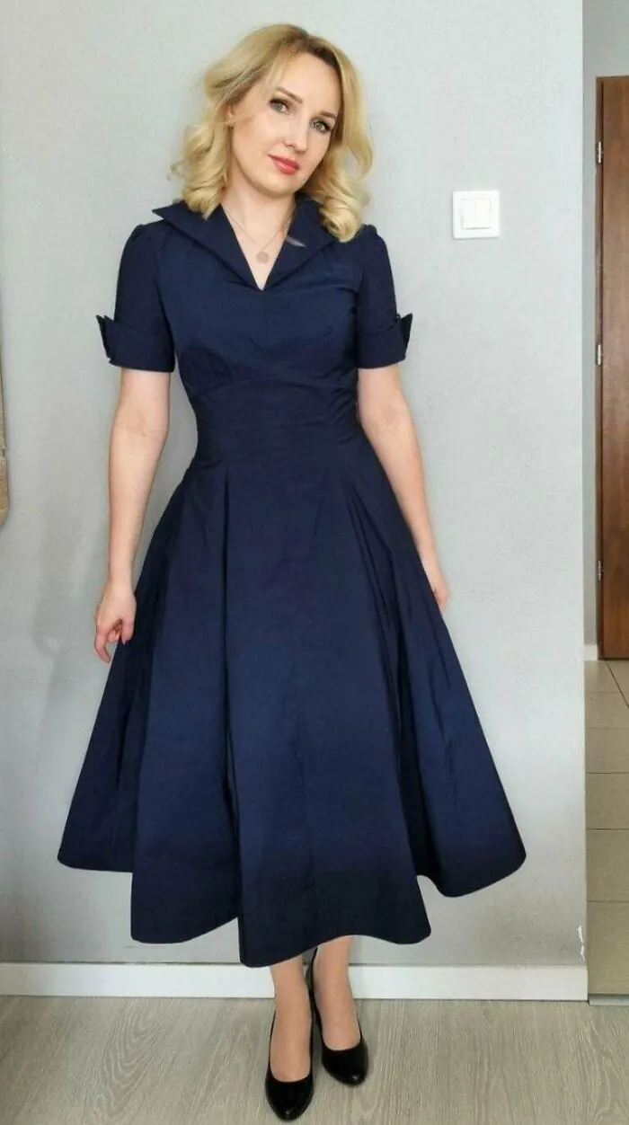 Me hice un vestido para mi graduación de estudios de doctorado