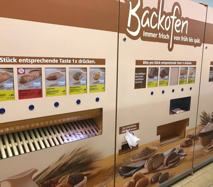 A Supermarket I Visited In Germany Has A Bread Dispenser